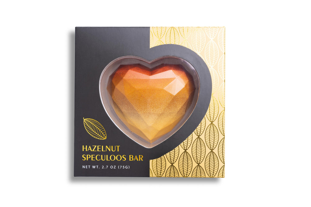 Hazelnut Speculoos Heart Bar